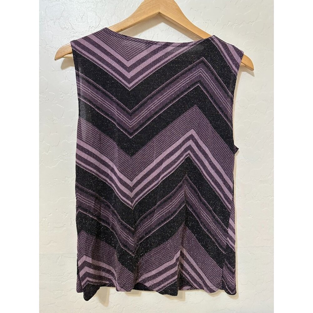 Vintage Y2K Carol Rose Womans Glittler Cowl Neck Top Sz XL Festival Western 90s - Picture 6 of 11